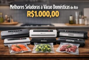 Melhores seladoras a vácuo domésticas de até R$1.000,00