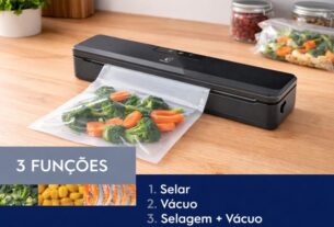 Seladora a vácuo Electrolux Portátil Cinza Silenciosa vale a pena