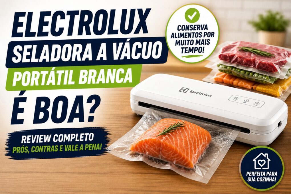 Electrolux Seladora a Vácuo Portátil Branca é boa