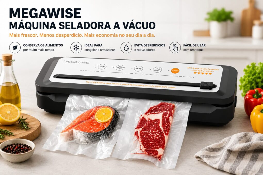 MegaWise Máquina Seladora a Vácuo funciona mesmo