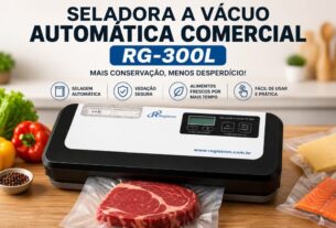 Seladora a Vácuo Automática Comercial RG-300L é boa