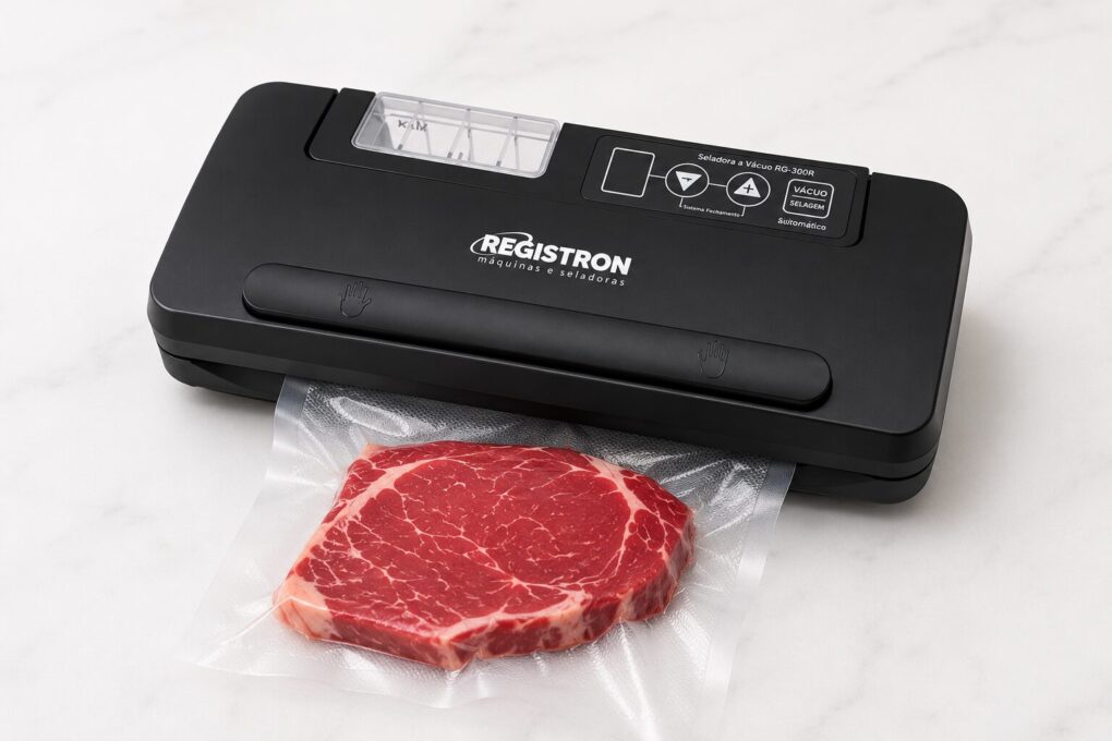 Seladora a Vácuo Comercial RG-300R funciona de verdade? 2 Seladora a Vacuo Comercial RG 300R